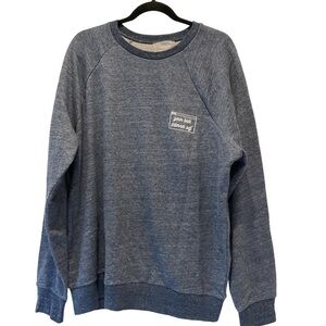 Mens Everlane Your Best Internet Self Graphic Size XL Heathered Blue